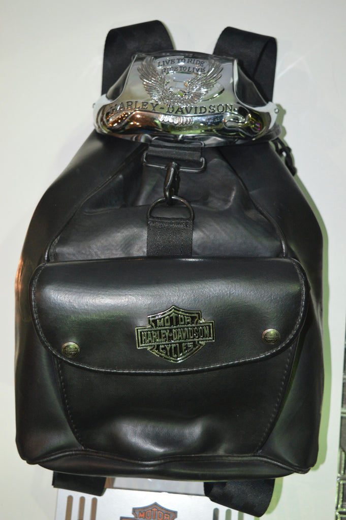 HARLEY DAVIDSON Leather Backpack, Men's Fashion, Bags, Backpacks on  Carousell